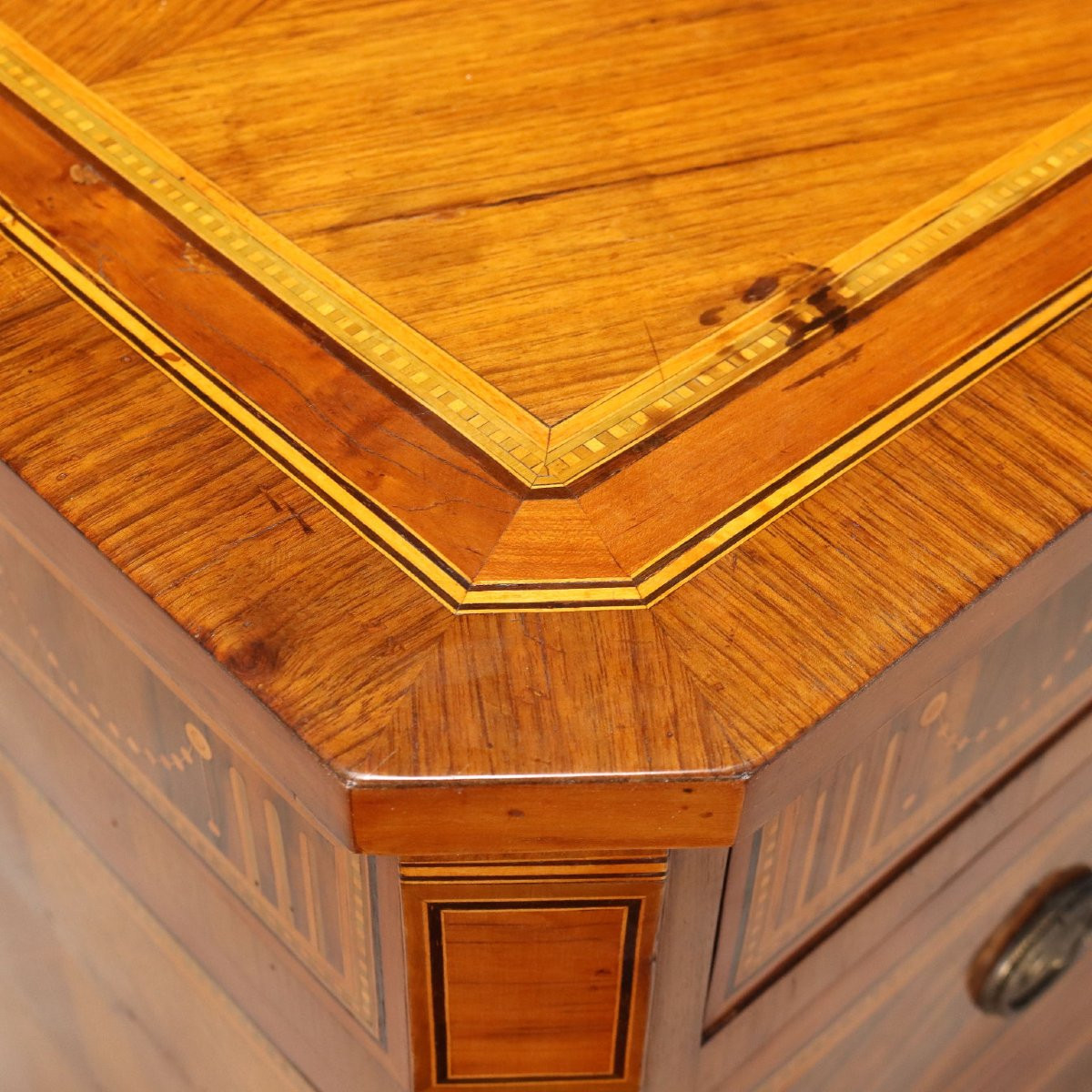 Cassettone Neoclassico Italia Fine XVIII Secolo-photo-5