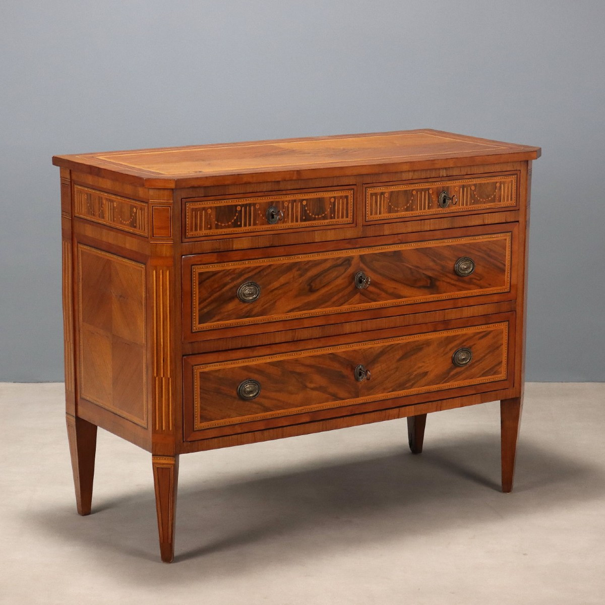 Cassettone Neoclassico Italia Fine XVIII Secolo