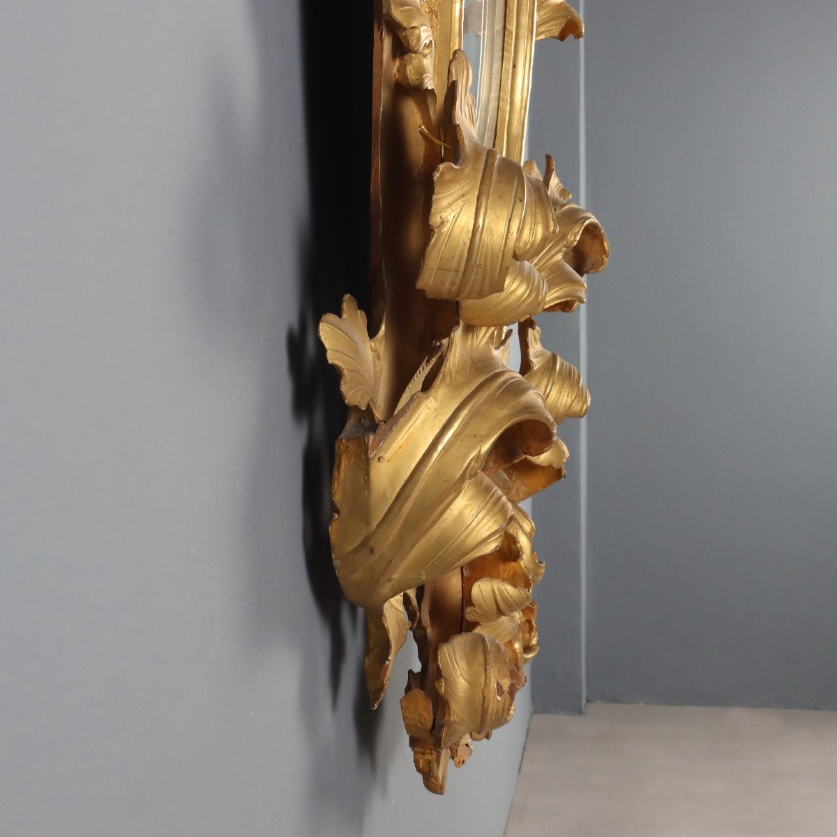 Grande Specchiera in Stile Barocco Italia XIX Secolo-photo-8