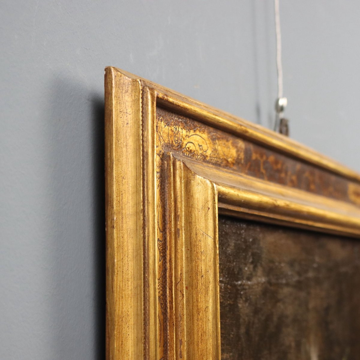 Dipinto con Natura Morta con Fiori e Frutta XVIII Secolo-photo-4