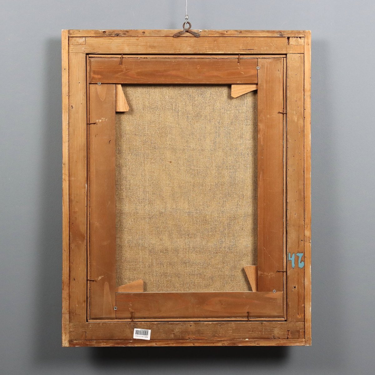 Dipinto con Natura Morta con Fiori e Frutta XVIII Secolo-photo-5