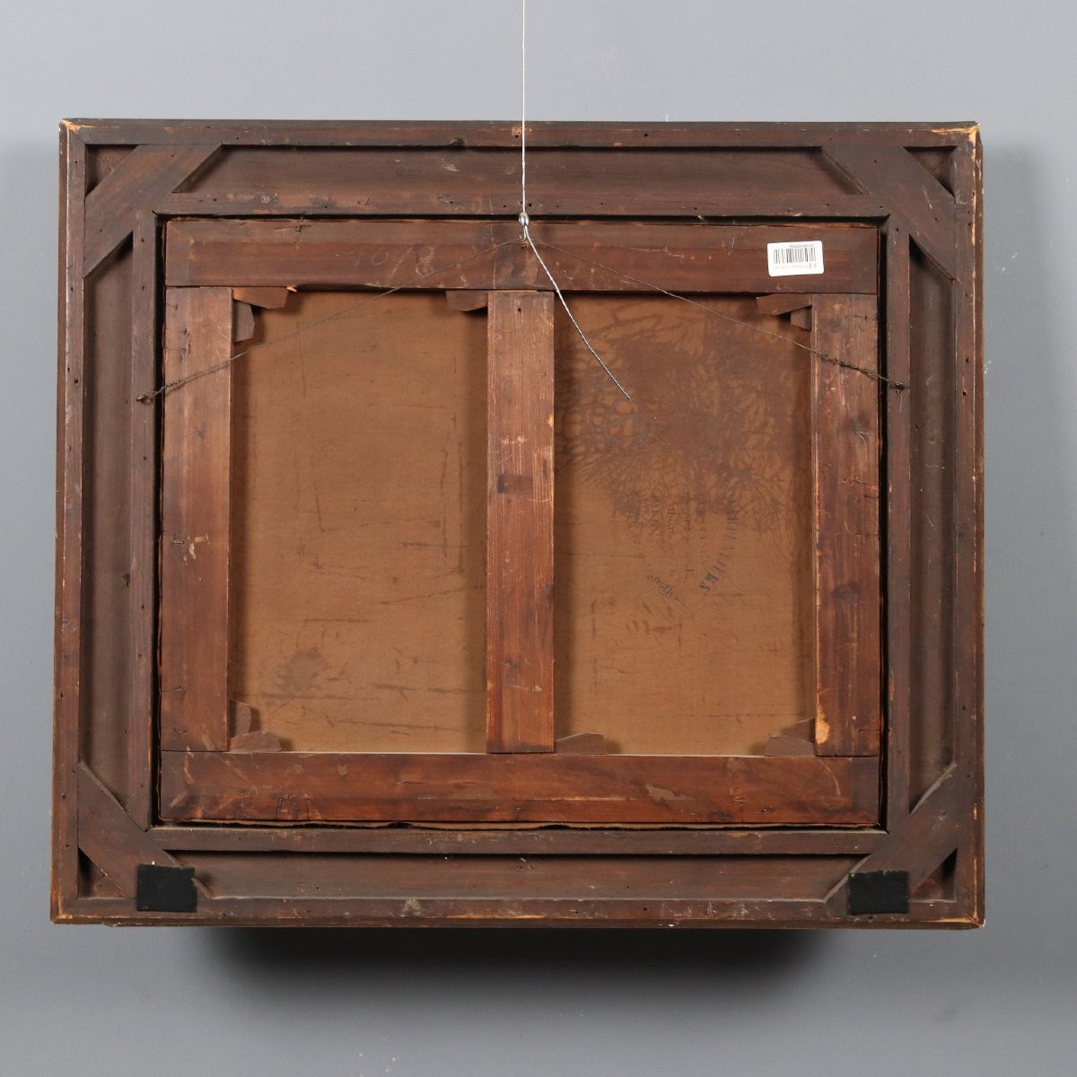 Dipinto di Jean Ferdinand Chaigneau Paesaggio con Pastorella e Pecore XIX Secolo-photo-7