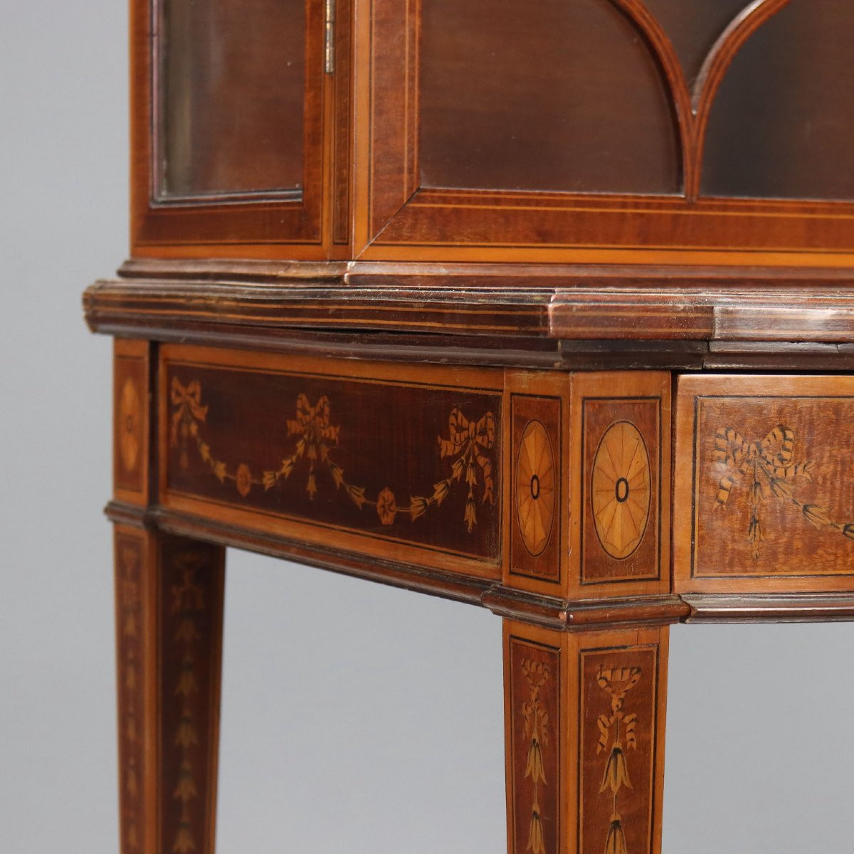 Vetrina in Stile Neoclassico Inghilterra Inizio XX Secolo-photo-5