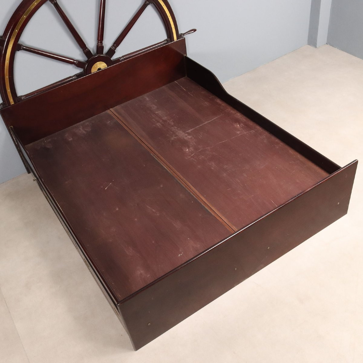 Letto Matrimoniale in Stile Marina Italia XX Secolo-photo-8