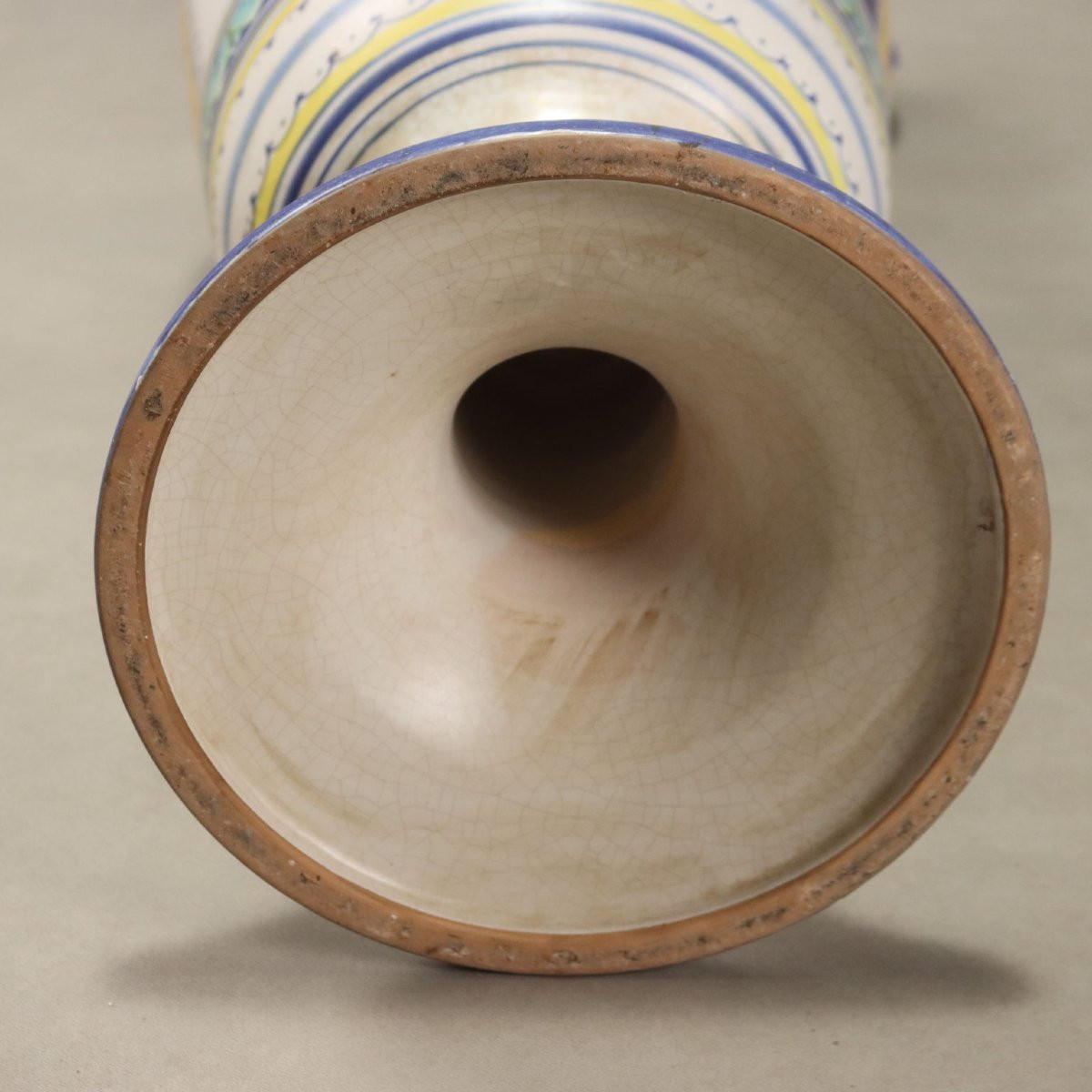 Grande Anfora in Maiolica Manifattura Deruta Italia Centrale Anni '60 '70-photo-8