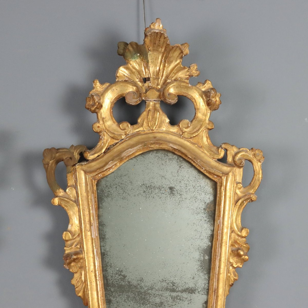 Gruppo di Quattro Ventoline in Legno Intagliato e Dorato Francia XVIII Secolo-photo-1