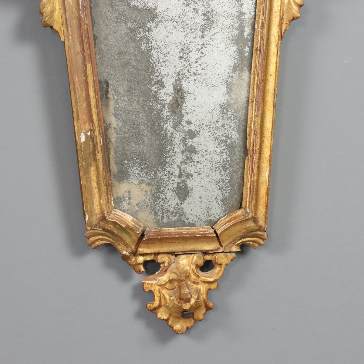 Gruppo di Quattro Ventoline in Legno Intagliato e Dorato Francia XVIII Secolo-photo-6