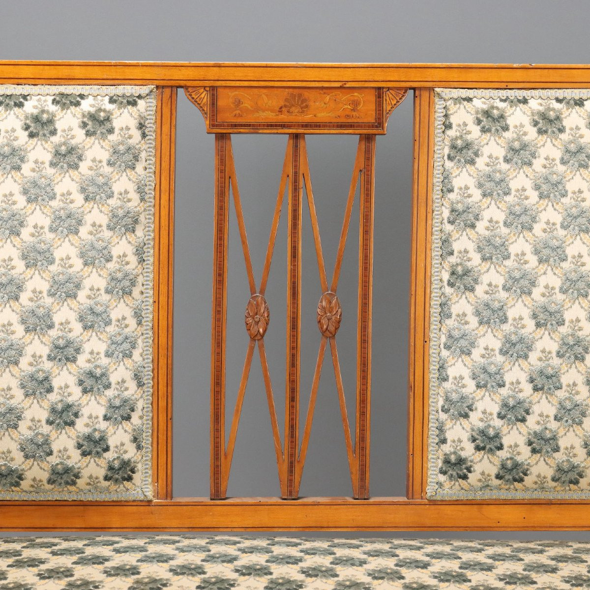 Divanetto Vittoriano in Mogano Inghilterra Metà XIX Secolo-photo-3