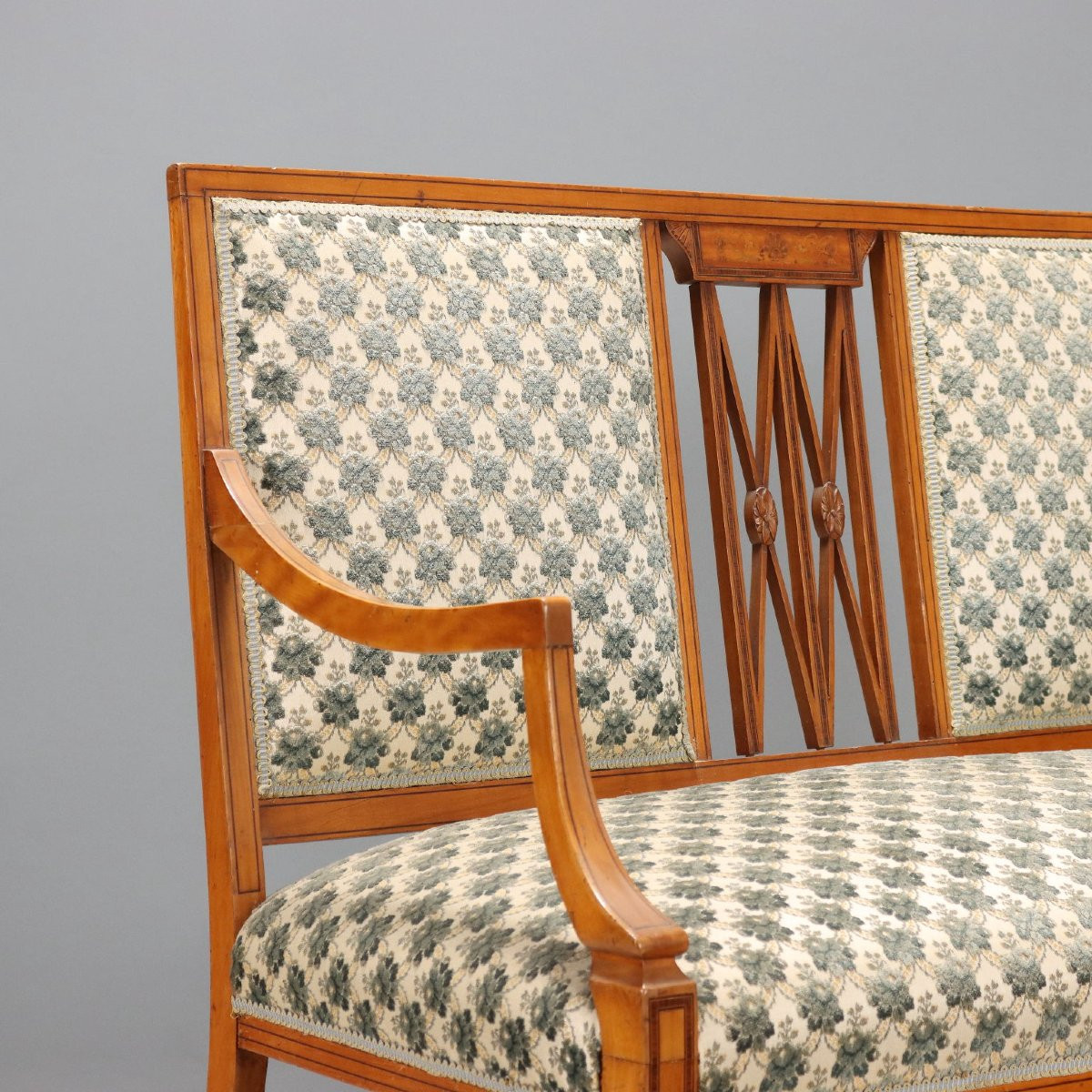 Divanetto Vittoriano in Mogano Inghilterra Metà XIX Secolo-photo-4