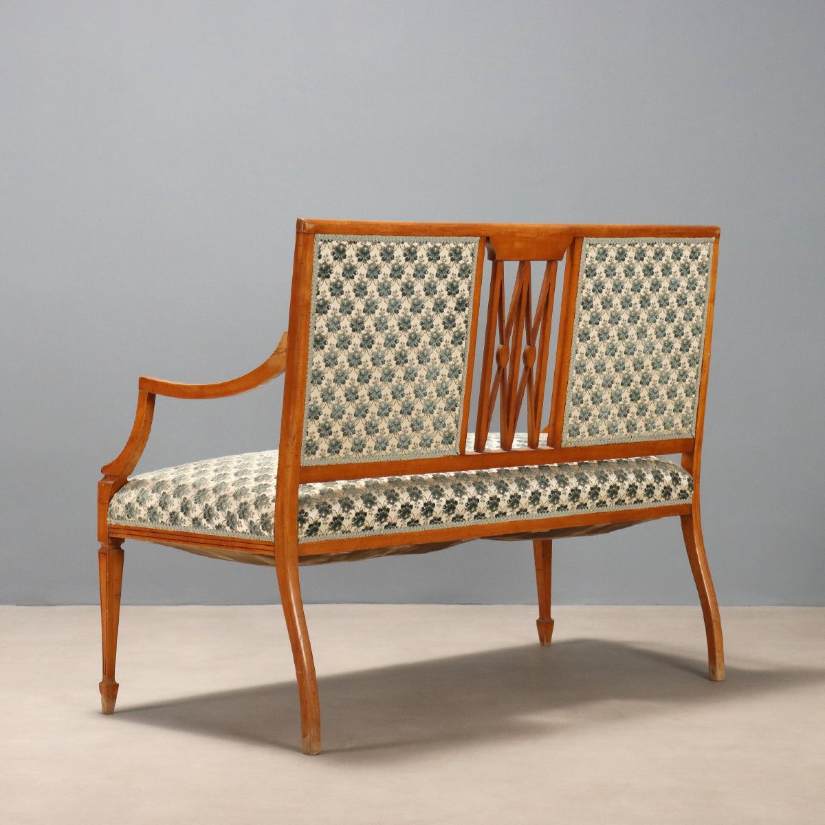 Divanetto Vittoriano in Mogano Inghilterra Metà XIX Secolo-photo-4