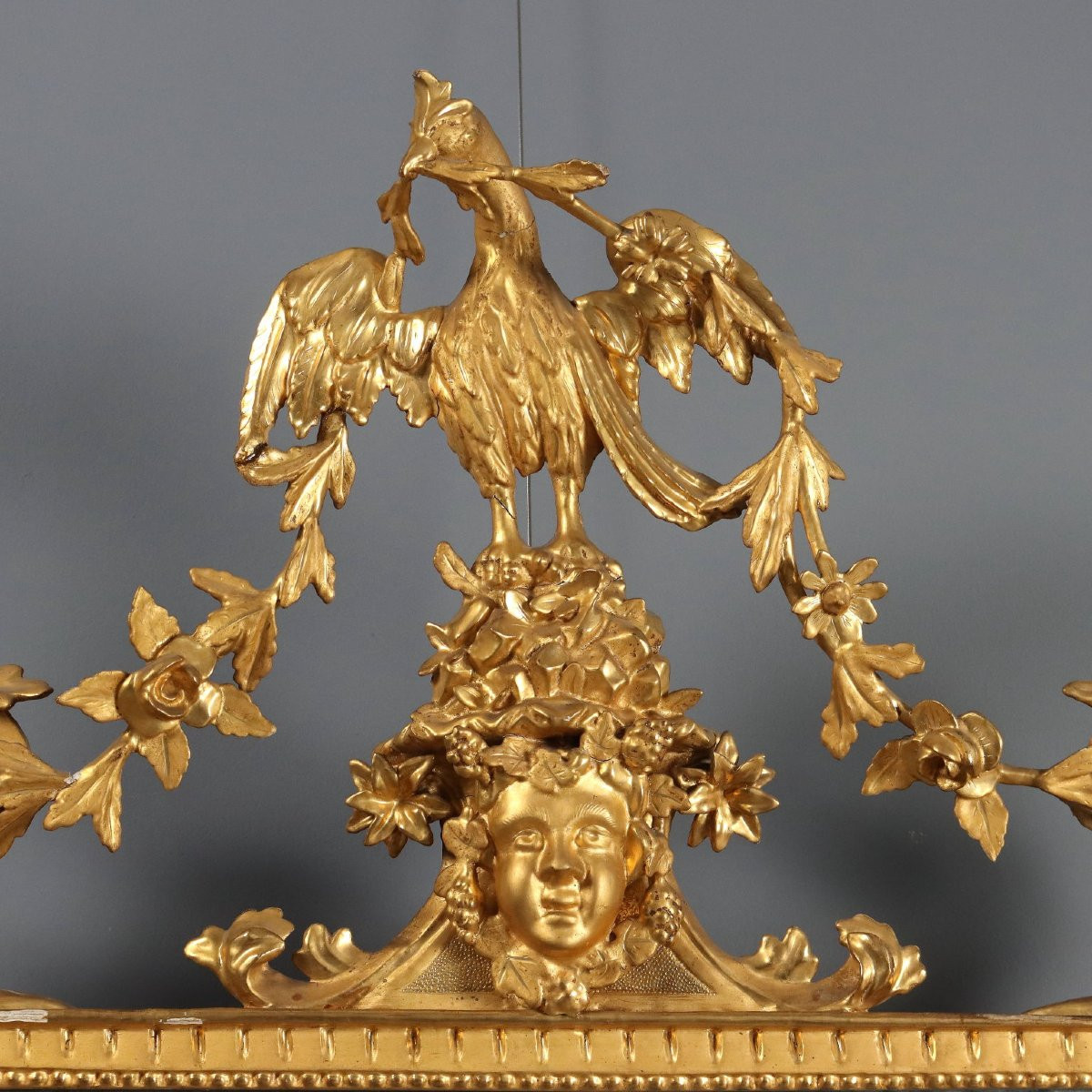 Specchiera in Stile Neoclassico Toscana Metà XIX Secolo-photo-4