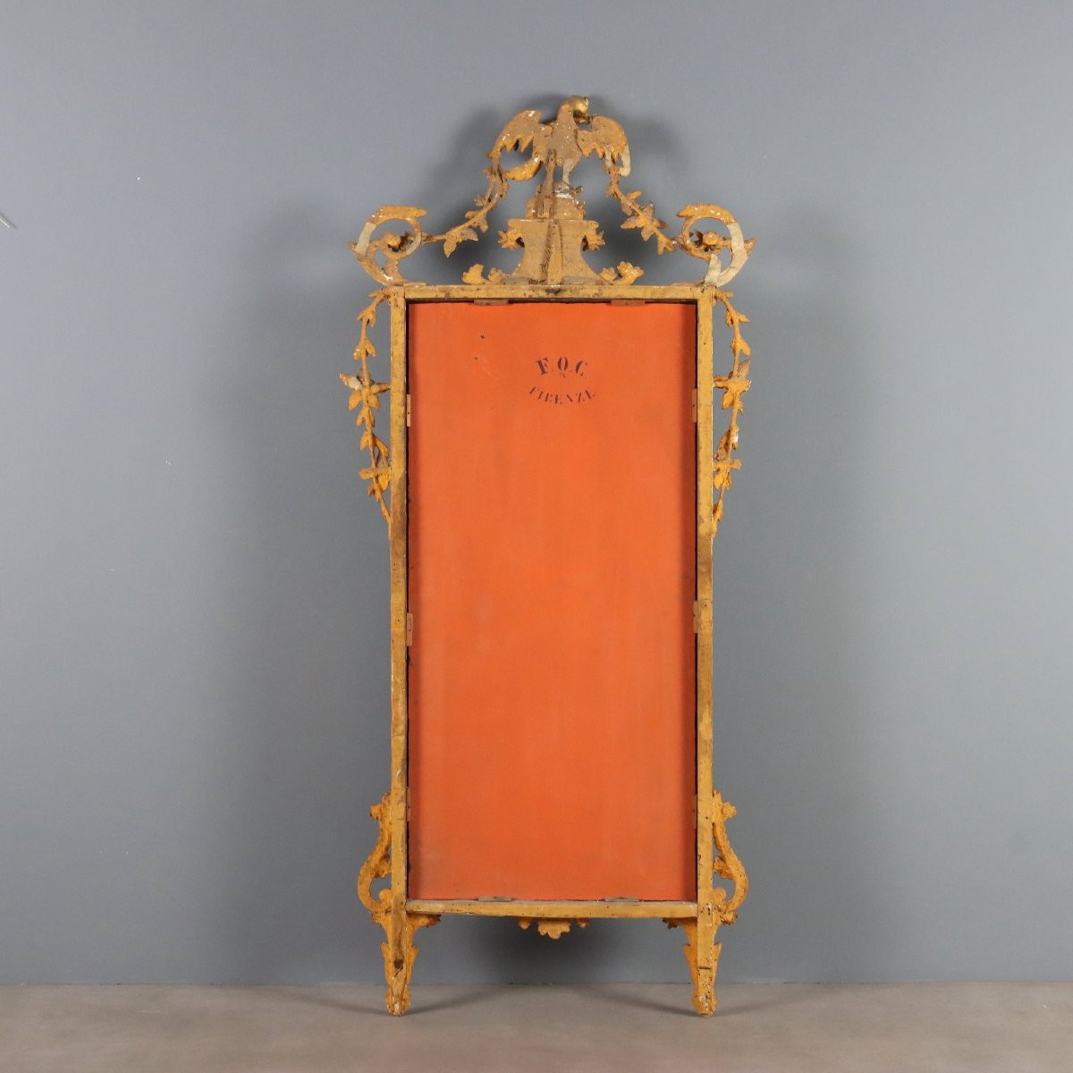 Specchiera in Stile Neoclassico Toscana Metà XIX Secolo-photo-7