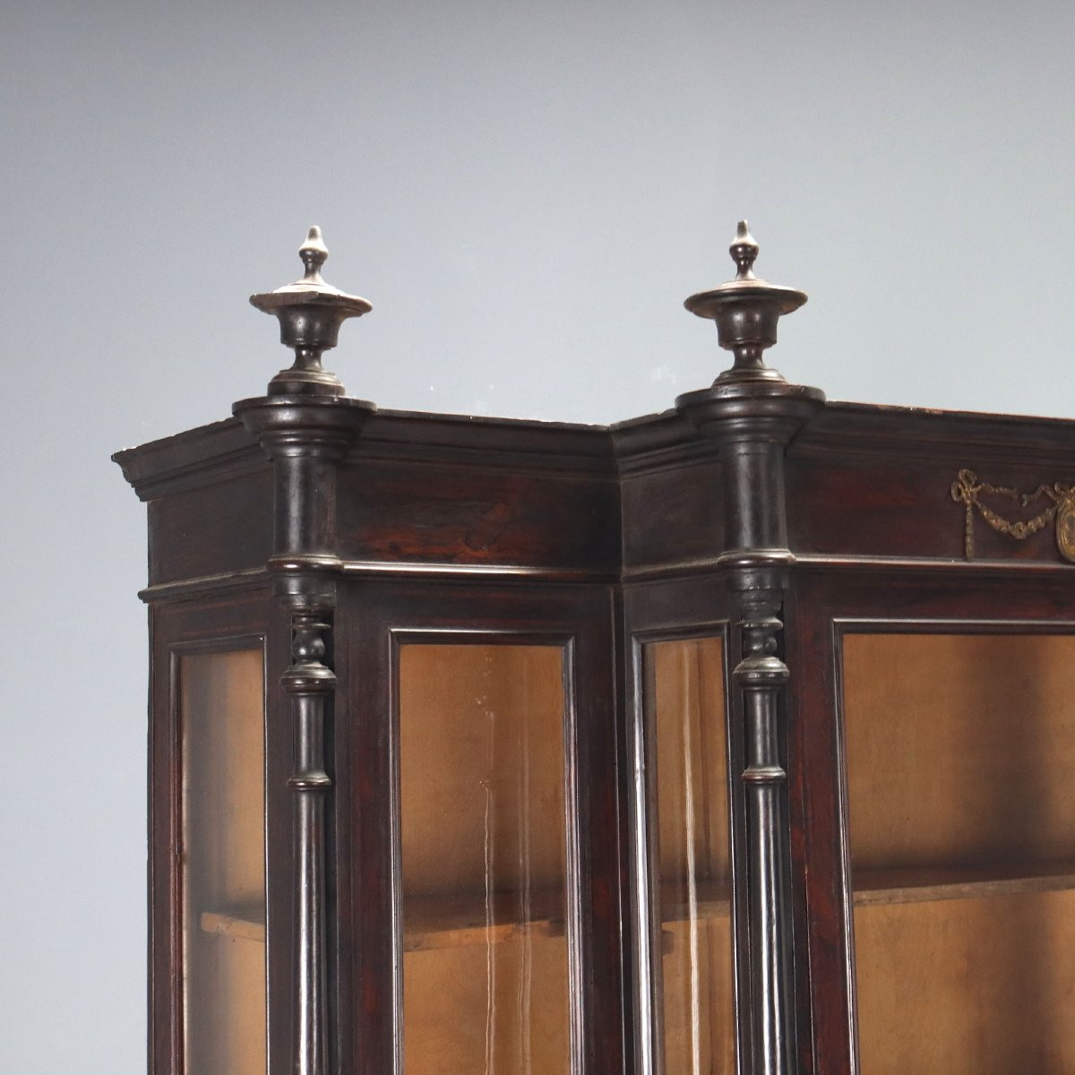 Libreria in Palissandro e Filettature in Bois de Rose Italia, metà XIX Secolo-photo-1