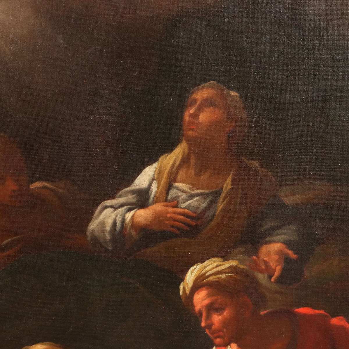 Dipinto La Nascita di Maria Vergine  XVIII Secolo-photo-1