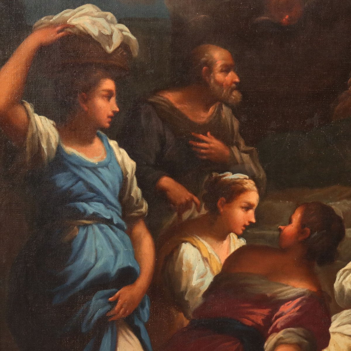 Dipinto La Nascita di Maria Vergine  XVIII Secolo-photo-2