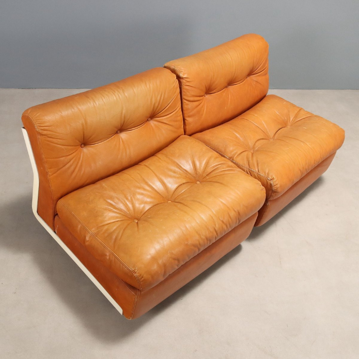 Due Poltrone 'Amanta' di Mario Bellini Produzione B&B Italia Anni 70-photo-1