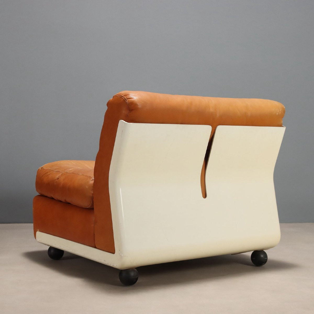 Due Poltrone 'Amanta' di Mario Bellini Produzione B&B Italia Anni 70-photo-5