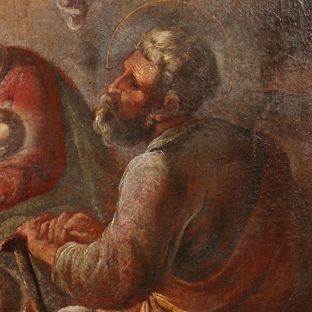 Dipinto Adorazione dei Magi XVII Secolo-photo-2