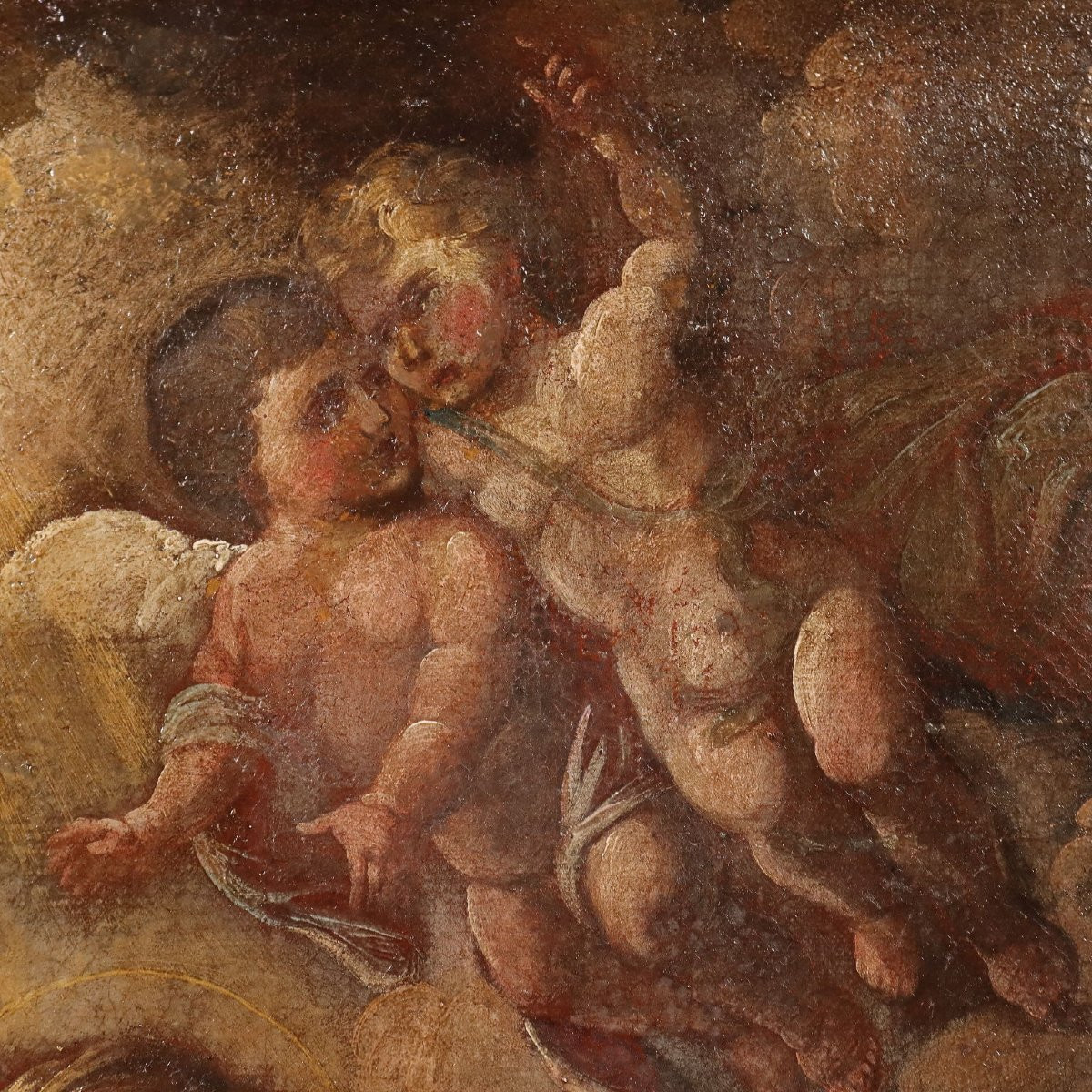 Dipinto Adorazione dei Magi XVII Secolo-photo-3