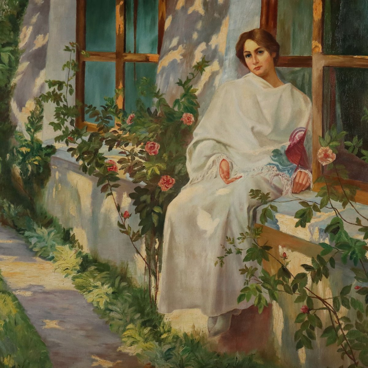 Dipinto Copia da Giovanni Giani Il Mattino delle Rose-photo-3