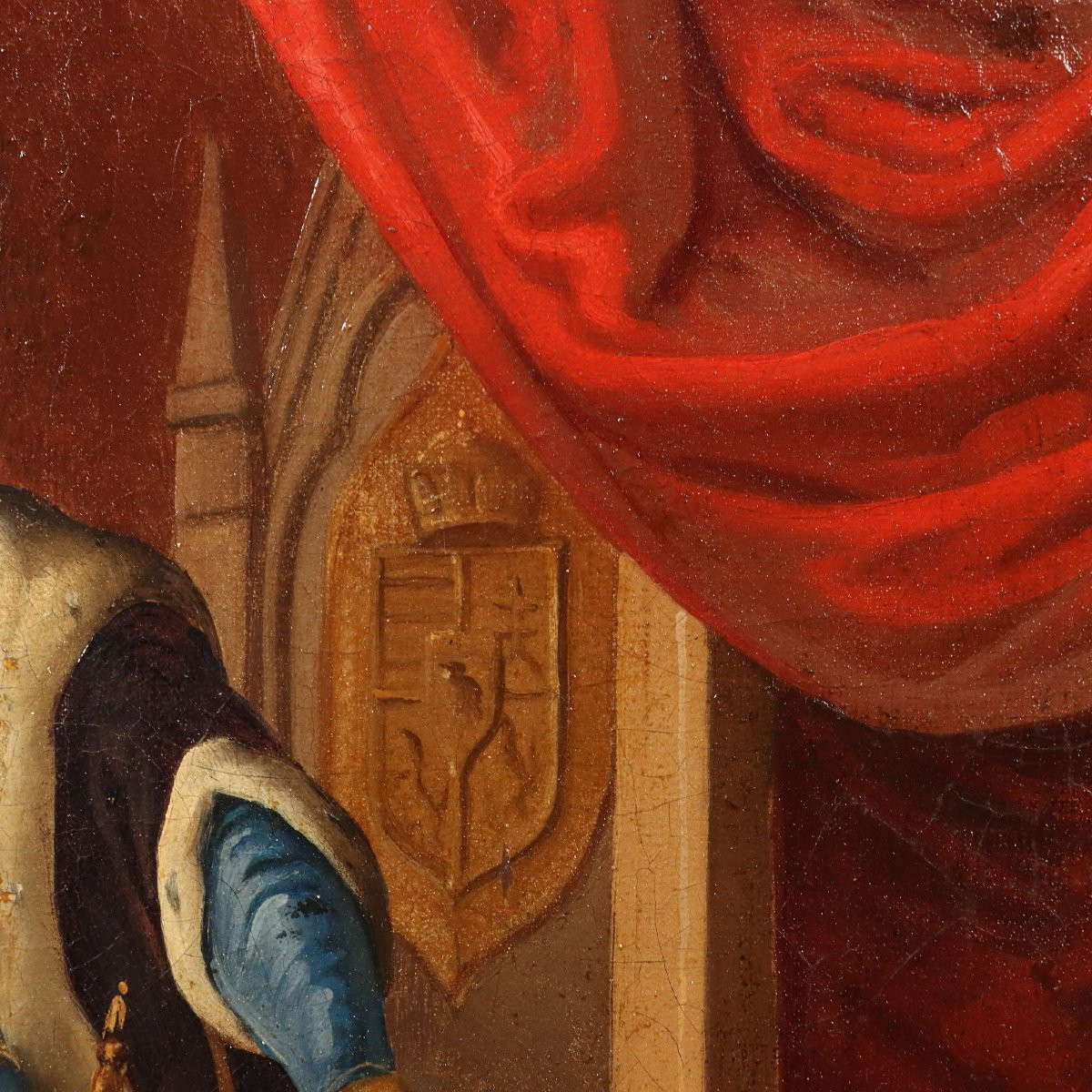 Dipinto con Soggetto Storico XIX Secolo-photo-5