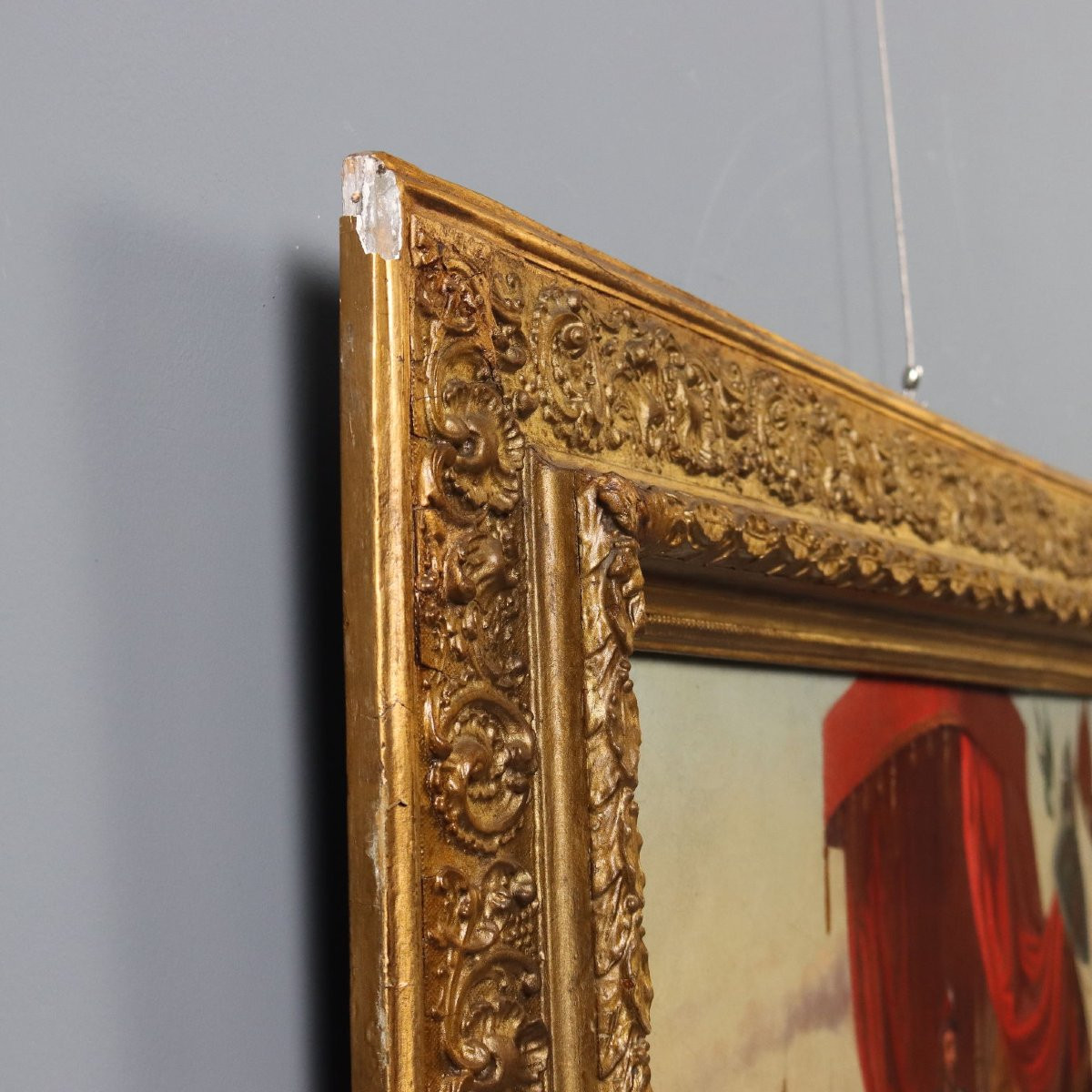 Dipinto con Soggetto Storico XIX Secolo-photo-7