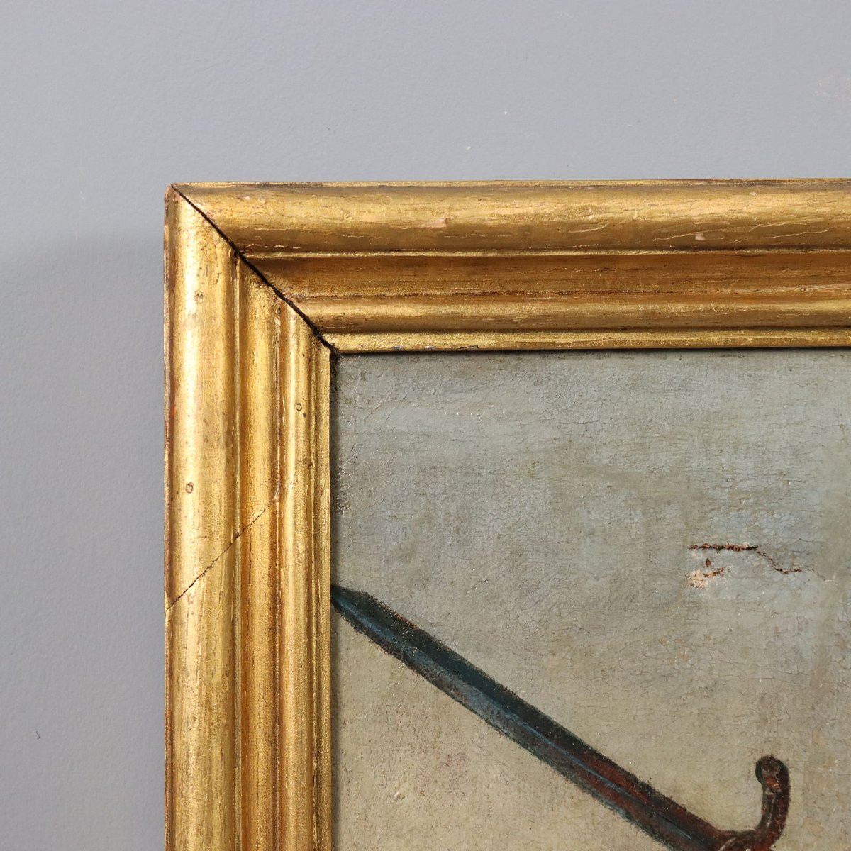 Dipinto di Scena di Richiesta di Clemenza XVII Secolo-photo-5