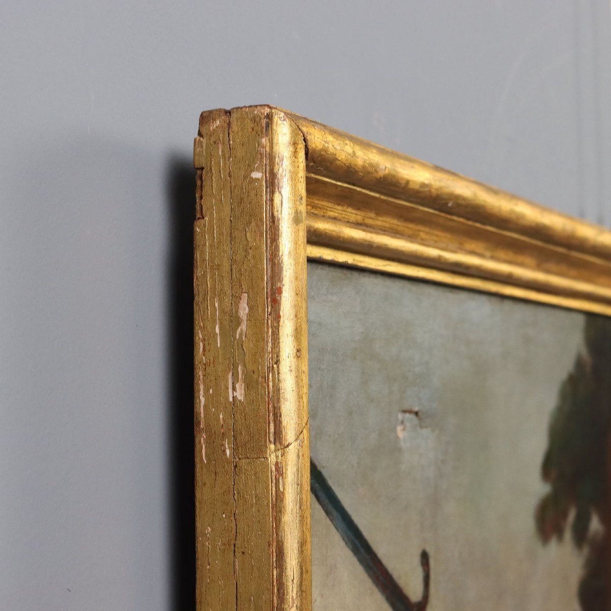 Dipinto di Scena di Richiesta di Clemenza XVII Secolo-photo-7