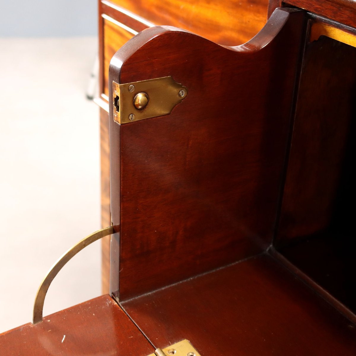 Libreria in Mogano e Piuma di Mogano Inghilterra Primo Quarto XIX Secolo-photo-1