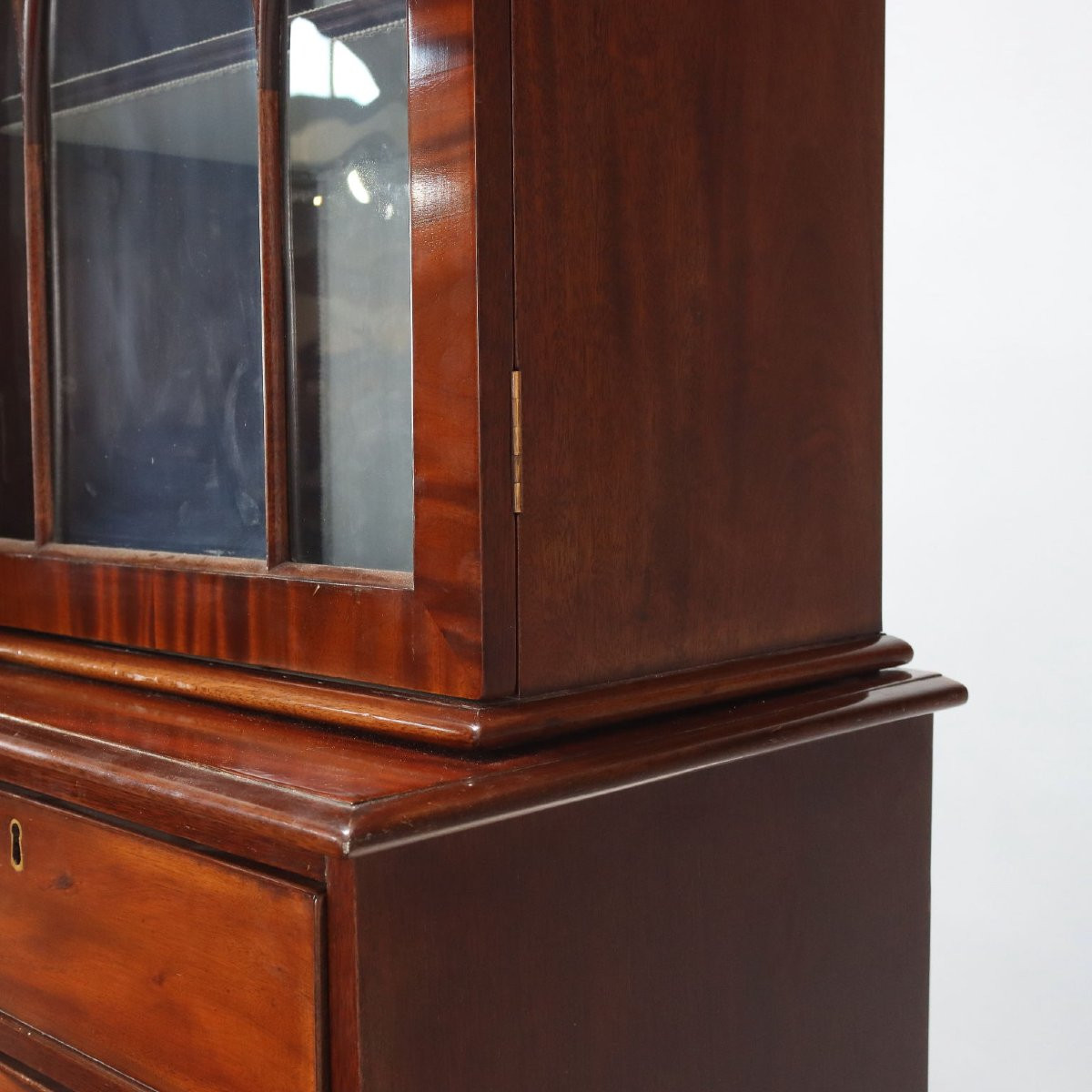 Libreria in Mogano e Piuma di Mogano Inghilterra Primo Quarto XIX Secolo-photo-2