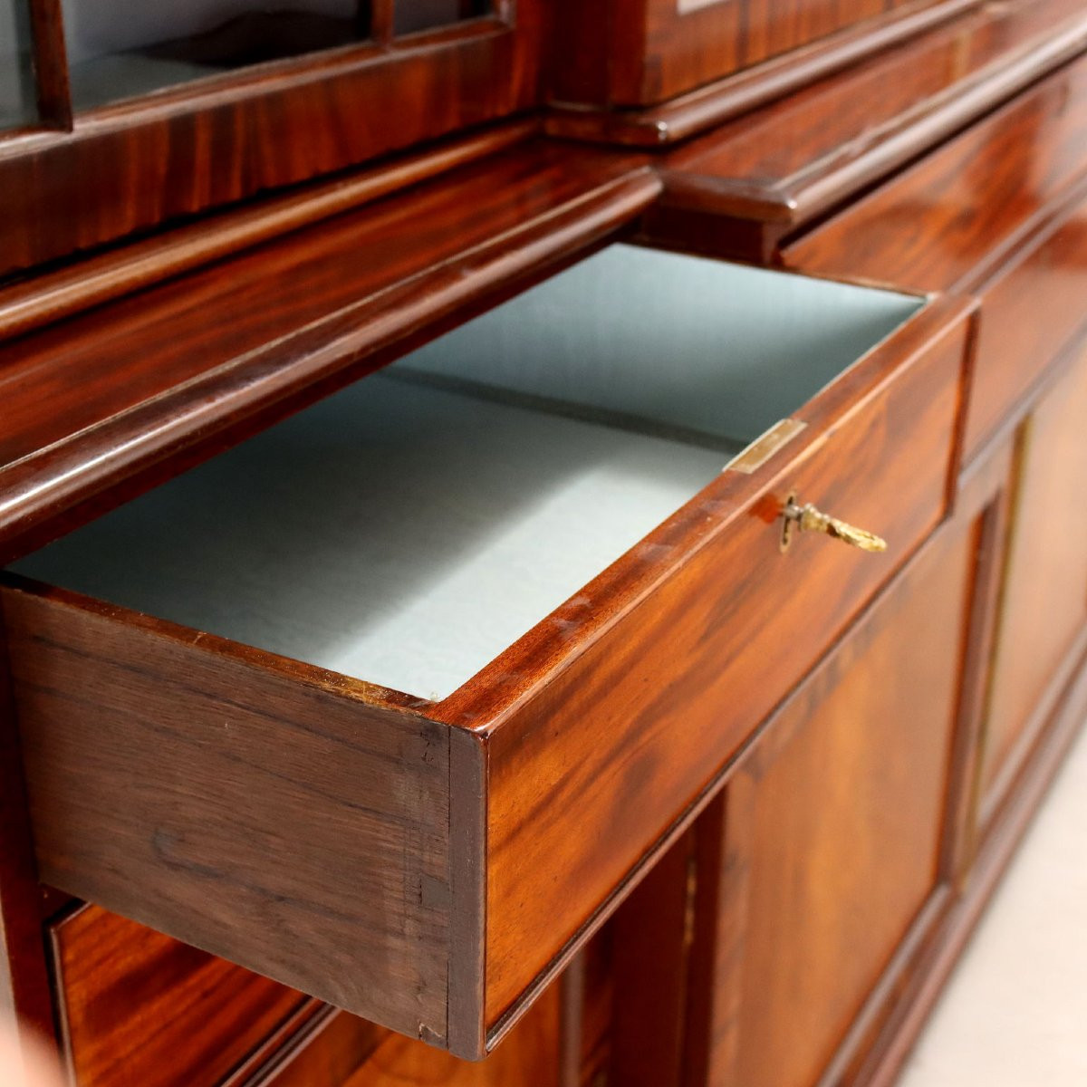 Libreria in Mogano e Piuma di Mogano Inghilterra Primo Quarto XIX Secolo-photo-3