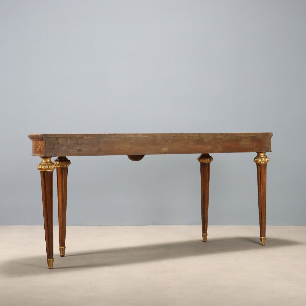Consolle in Stile Neoclassico in Noce Italia Inizio XX Secolo-photo-5