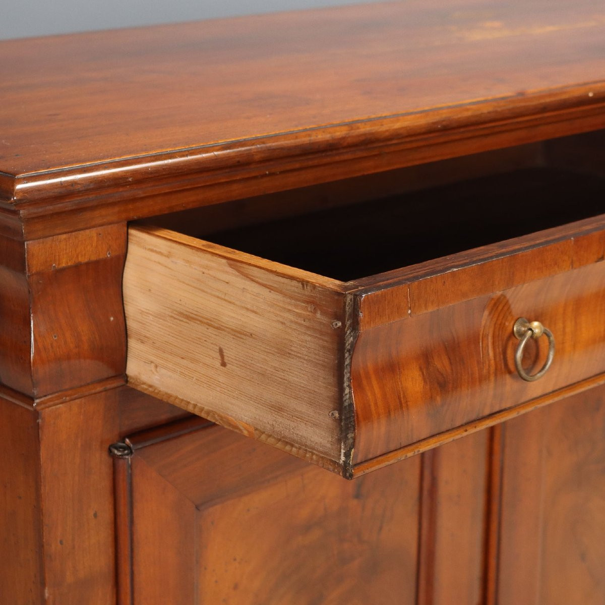 Credenza in Noce e Piuma di Noce Italia XX Secolo-photo-2