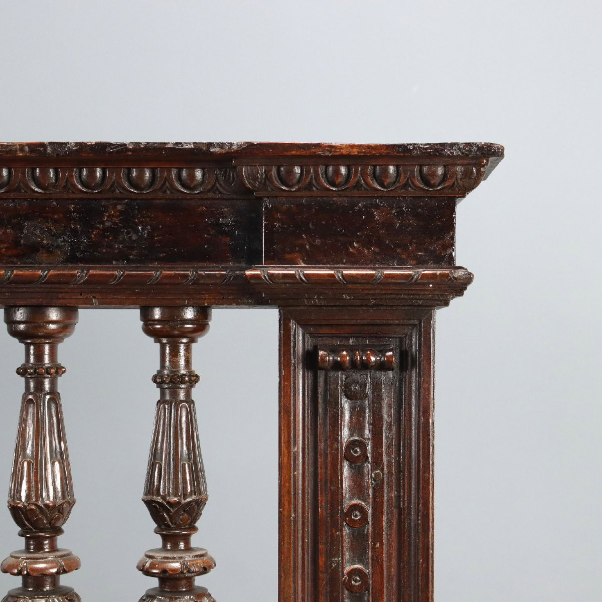 Panca in Stile Neo Barocco in Noce Italia Fine XIX Secolo-photo-3