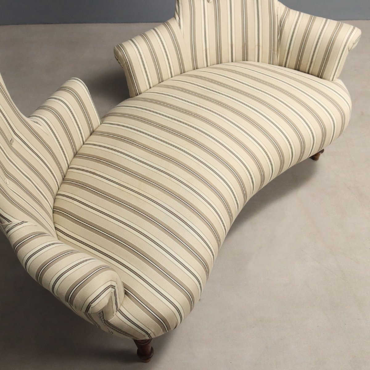 Divanetto da Conversazione in Faggio Italia XIX Secolo-photo-2