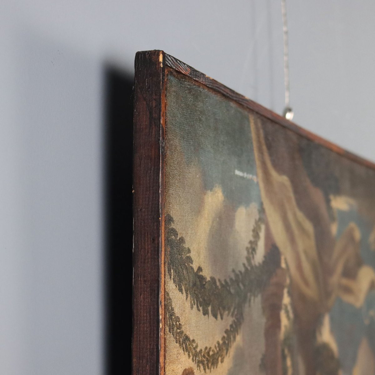 Dipinto L'Età del Ferro Seguace di Pietro da Cortona XVII Secolo-photo-6