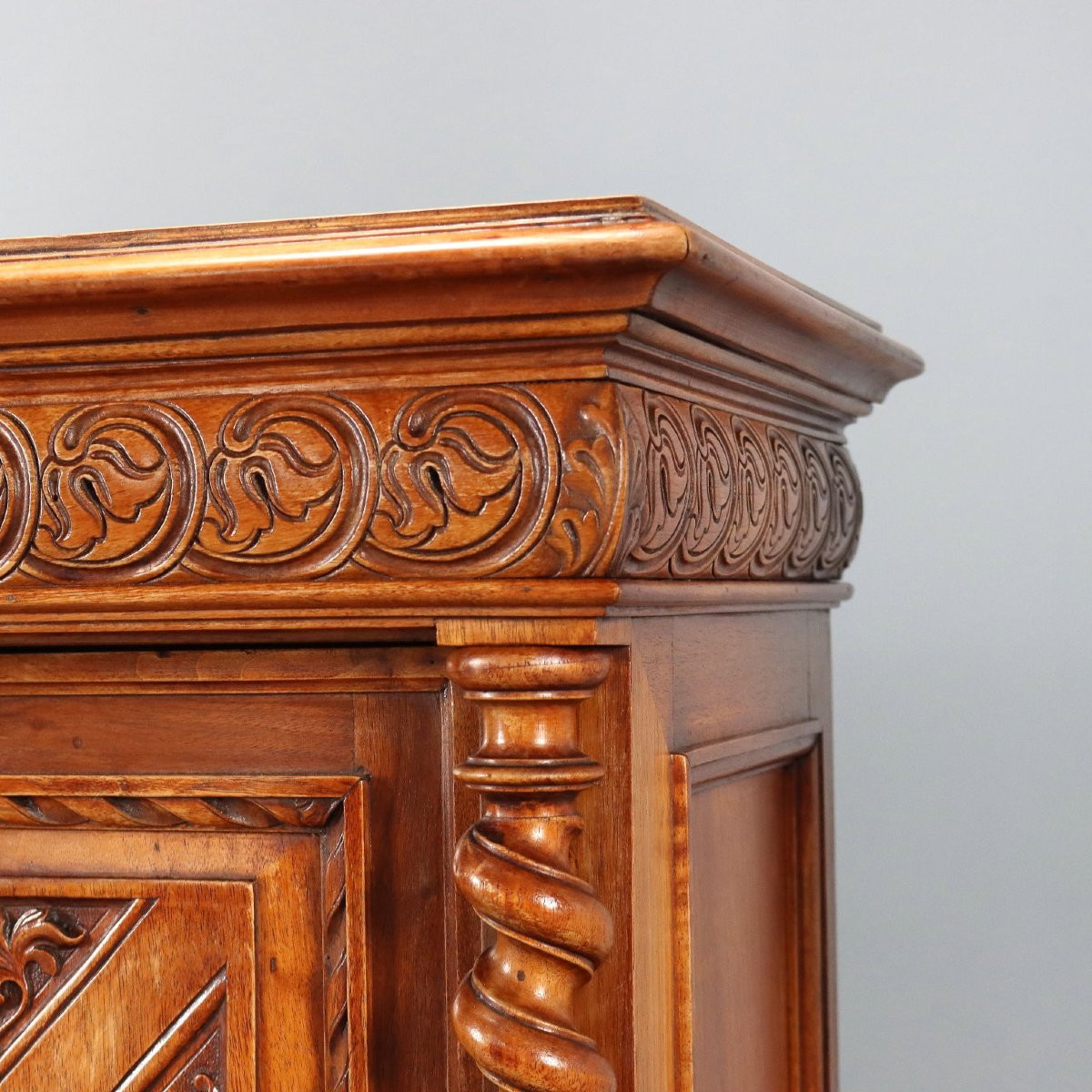 Credenza in Stile Neobarocco in Noce Italia Fine XIX Secolo-photo-5