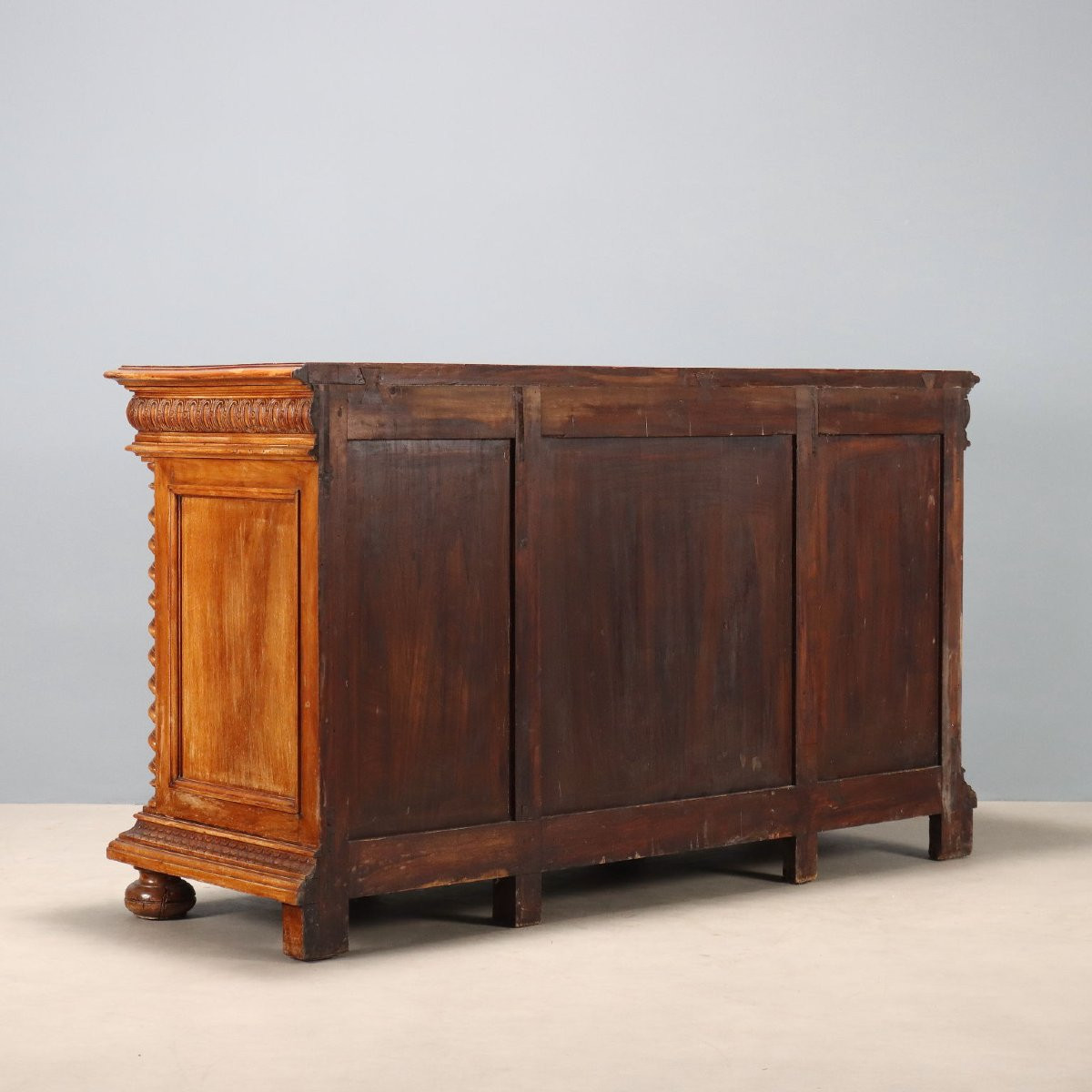Credenza Neobarocca in Noce Italia, fine XIX Secolo-photo-6