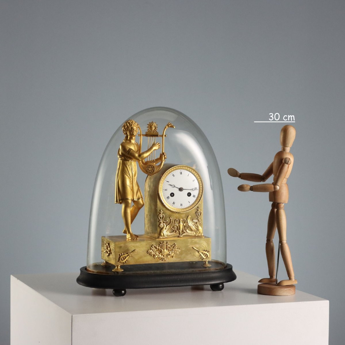 Orologio da Tavolo con Teca Francia Seconda Metà '800-photo-2