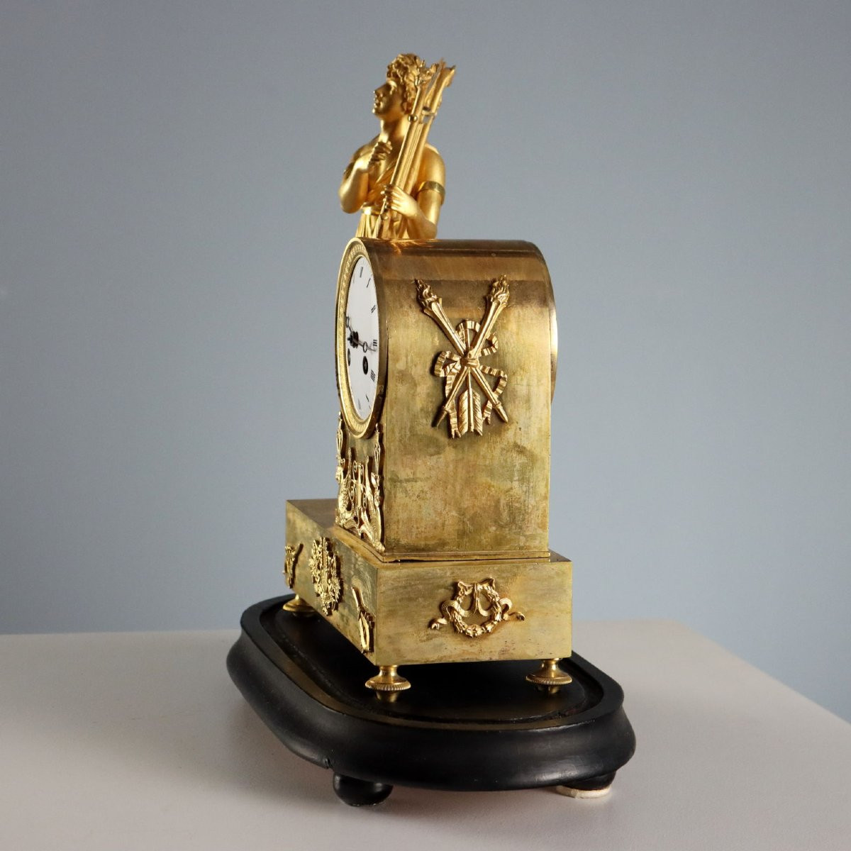 Orologio da Tavolo con Teca Francia Seconda Metà '800-photo-4