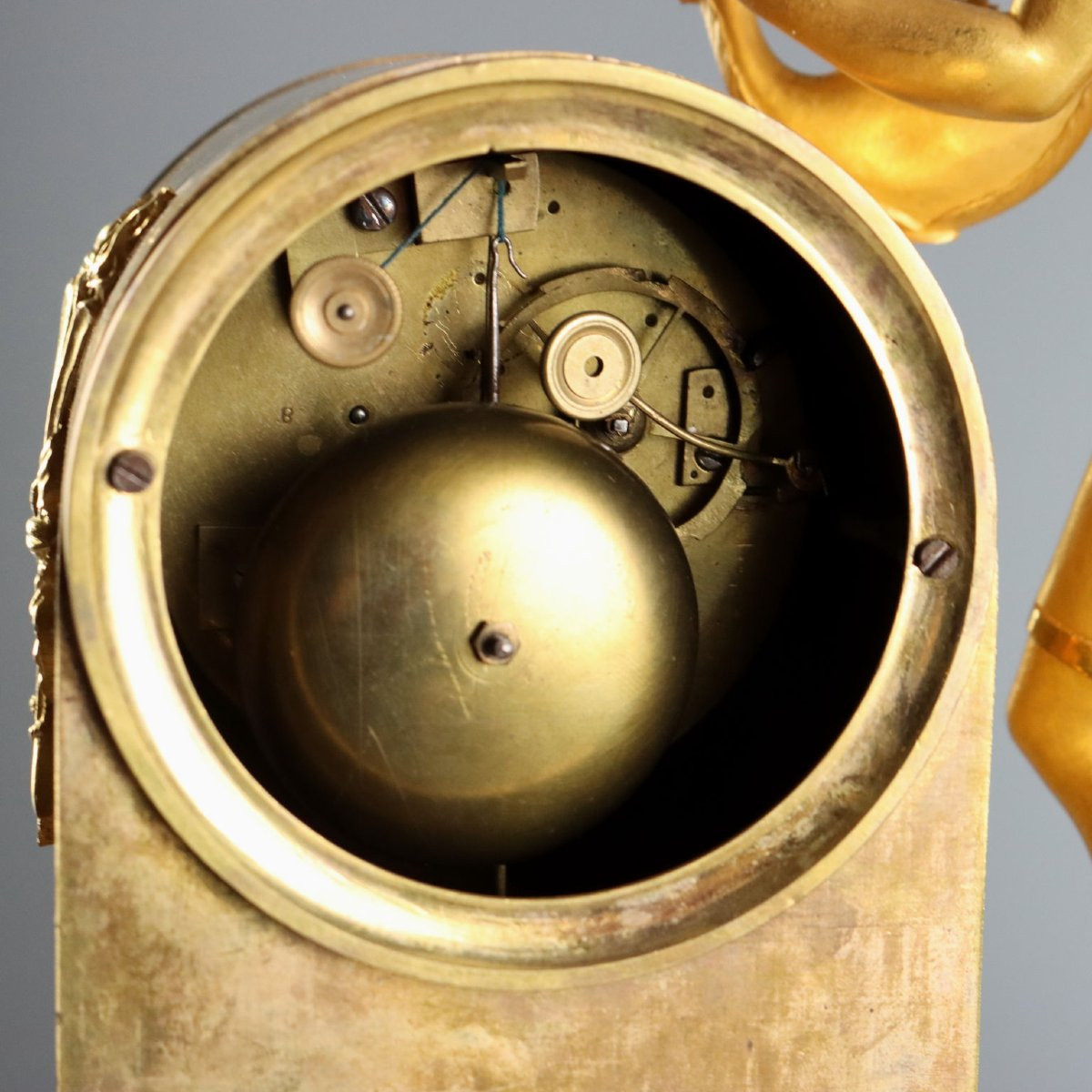Orologio da Tavolo con Teca Francia Seconda Metà '800-photo-6