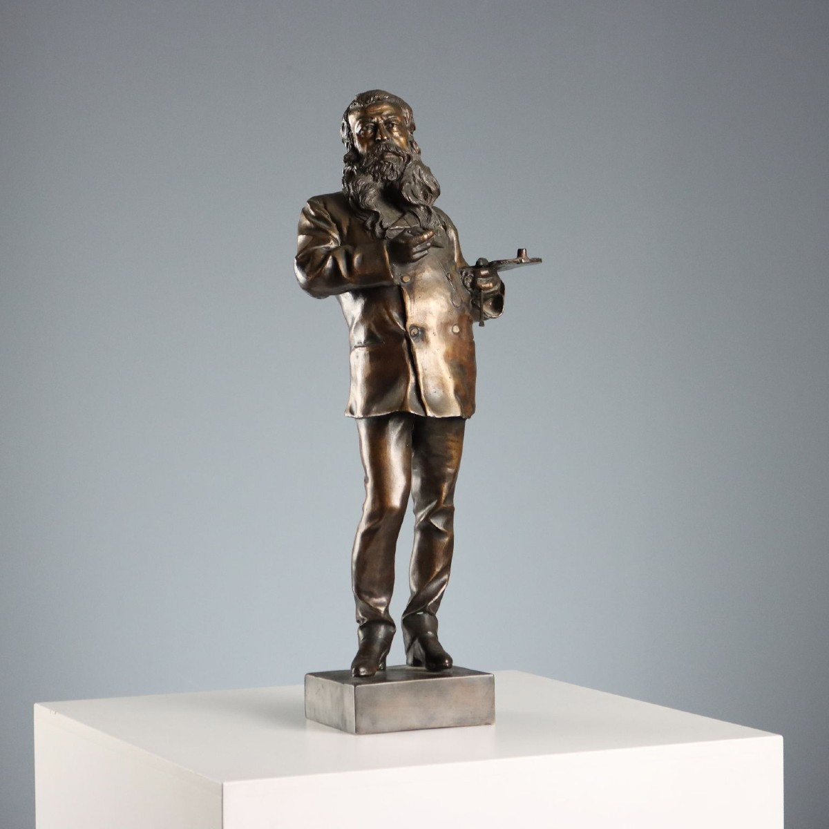 Pittore in Bronzo Vincenzo Gemito Italia Seconda Metà '900
