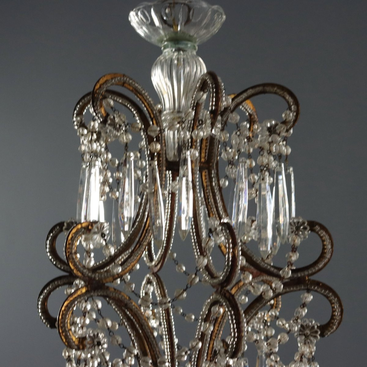 Lampadario a Sei Luci Italia XX Secolo-photo-1