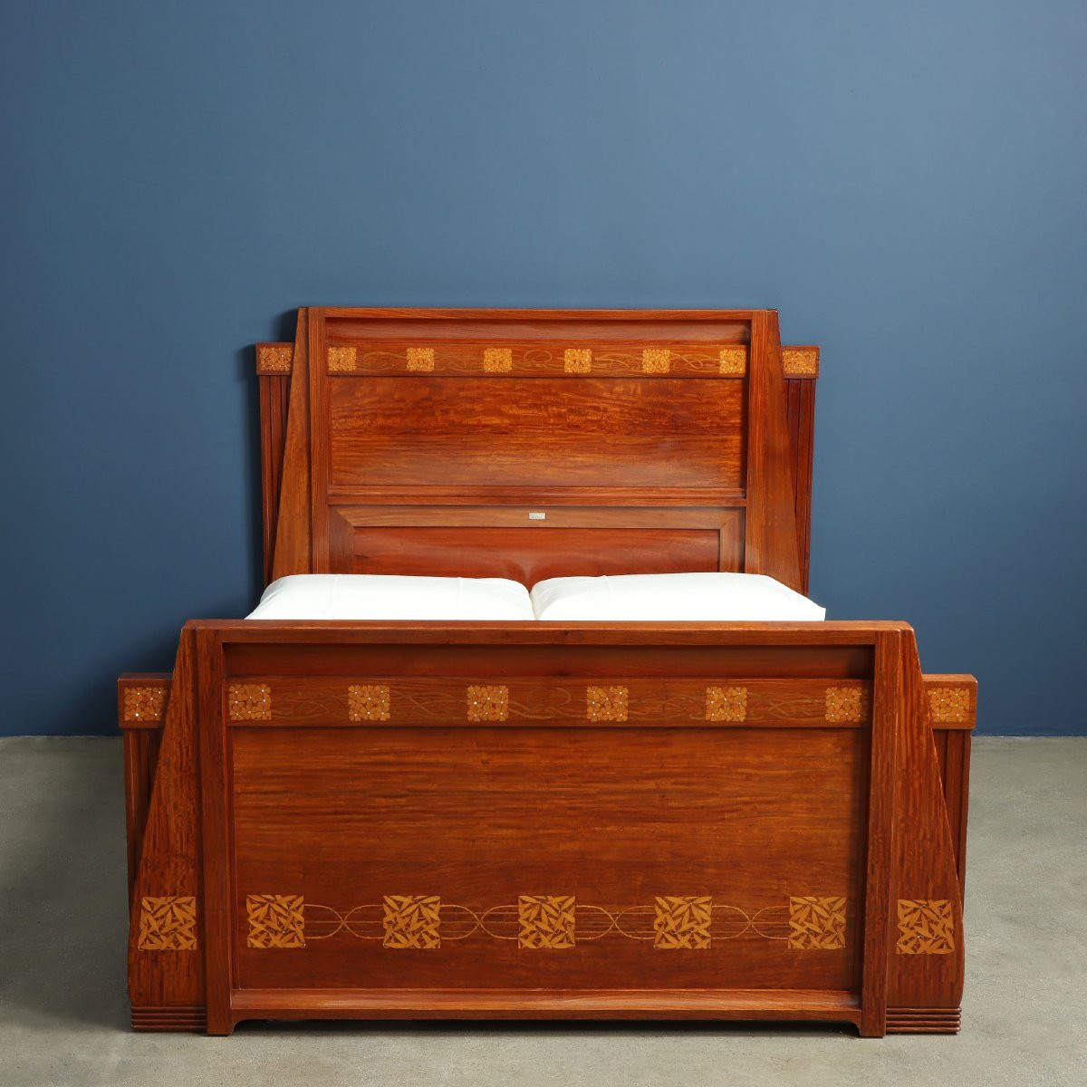 Letto Produzione Carlo Zen, 1902 Letto Liberty Milano-photo-2