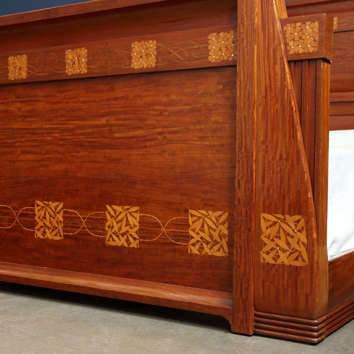 Letto Produzione Carlo Zen, 1902 Letto Liberty Milano-photo-2