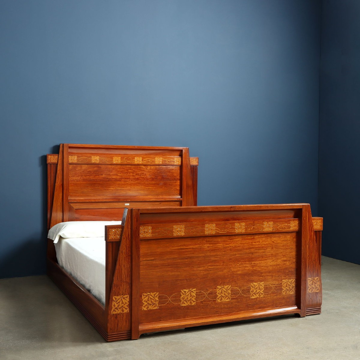 Letto Produzione Carlo Zen, 1902 Letto Liberty Milano