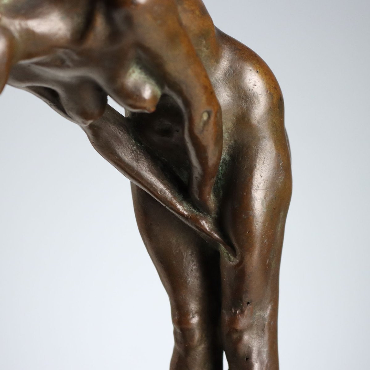 Nudo Femminile in Bronzo Oreste Labò Italia Primi '900-photo-4