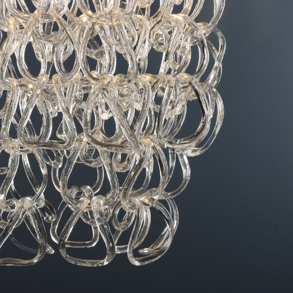 Lampadario 'Giogali' di Angelo Mangiarotti per Vistosi-photo-3