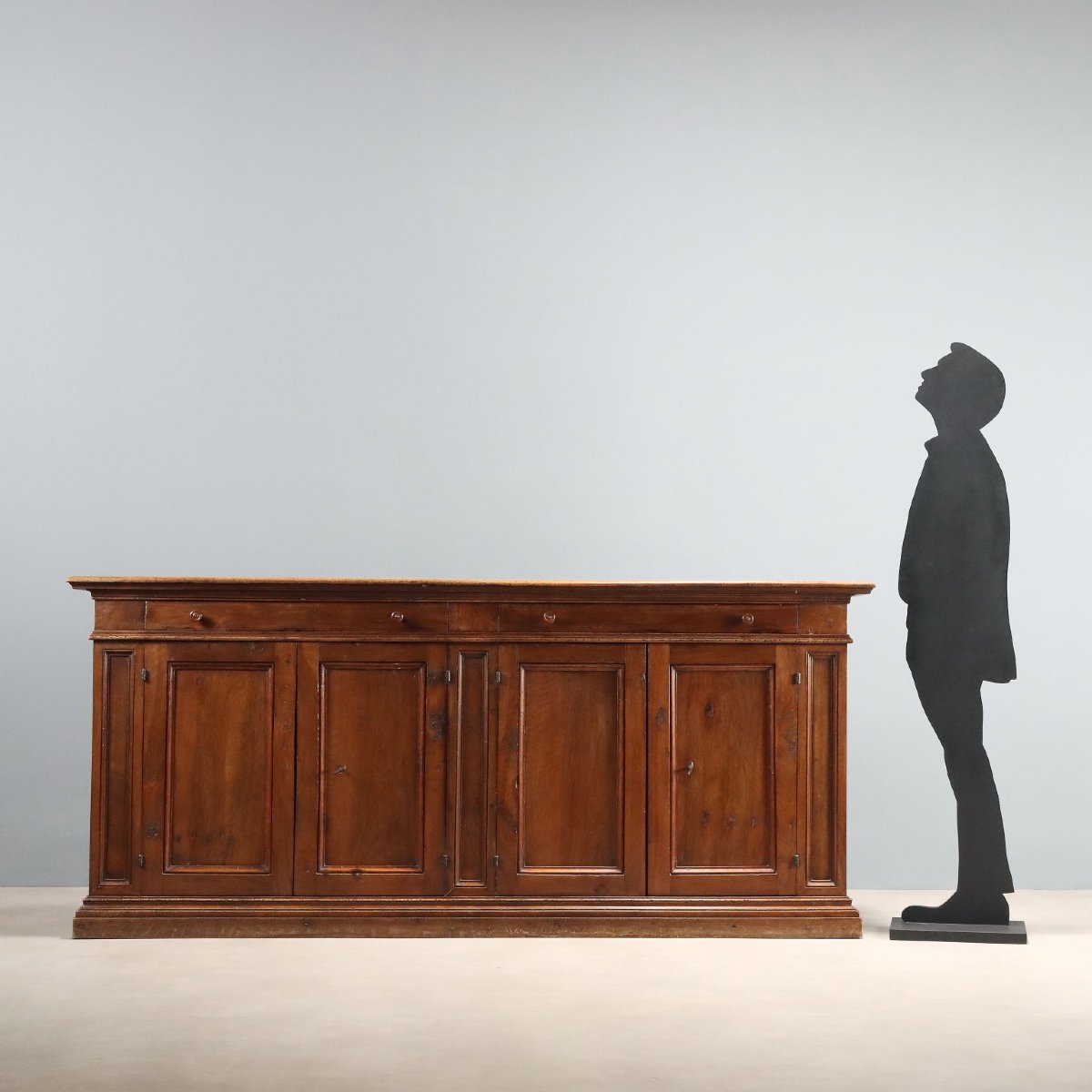 Credenza Barocca in Noce Italia XIX Secolo-photo-2