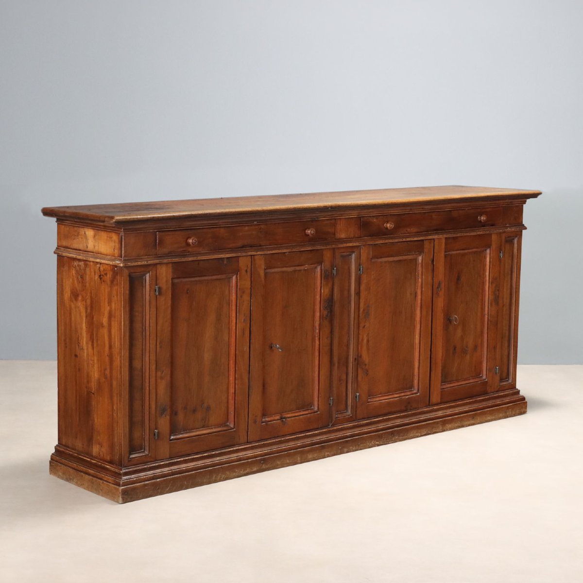 Credenza Barocca in Noce Italia XIX Secolo